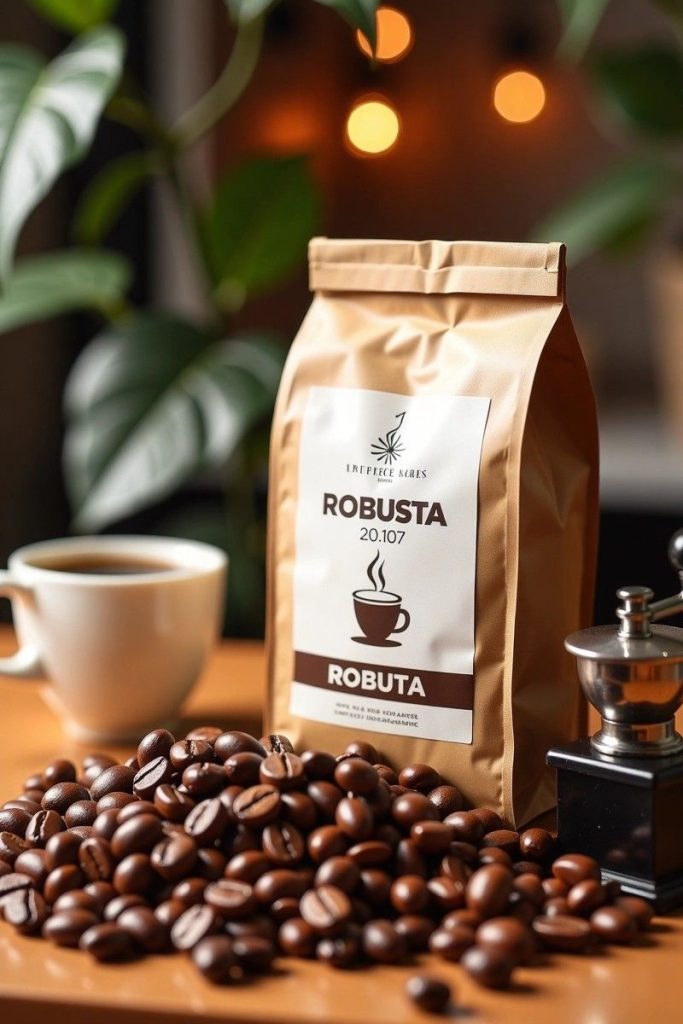 Hạt cà phê robusta