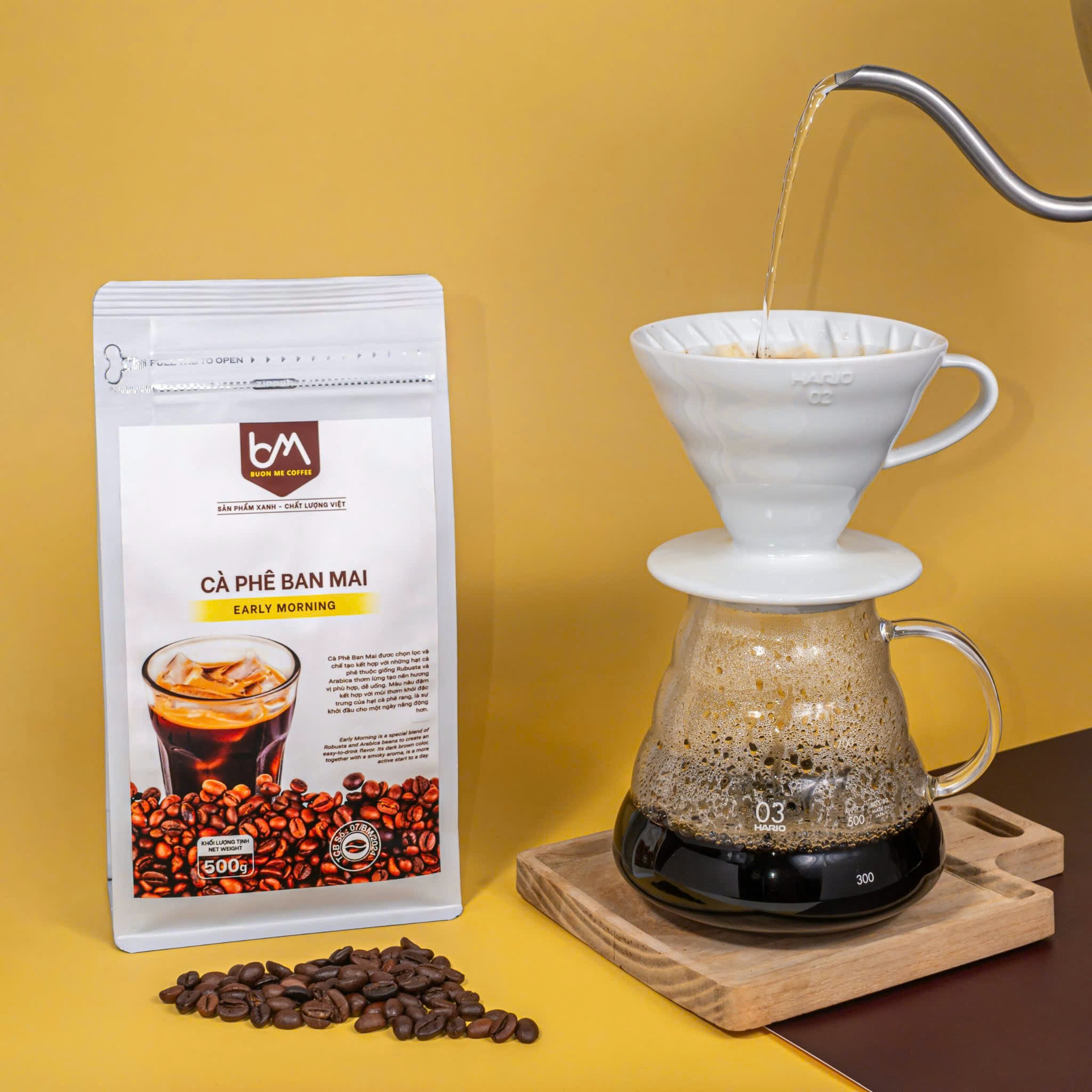 Cà Phê Rang Xay Arabica – BANMAI COFFEE